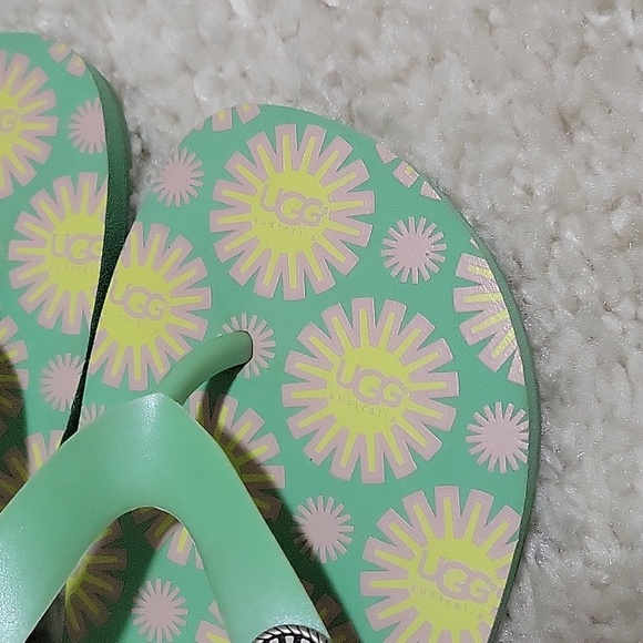 NWOT UGG Australia flare flip flop sandals, women's size 7 - Picture 4 of 8
